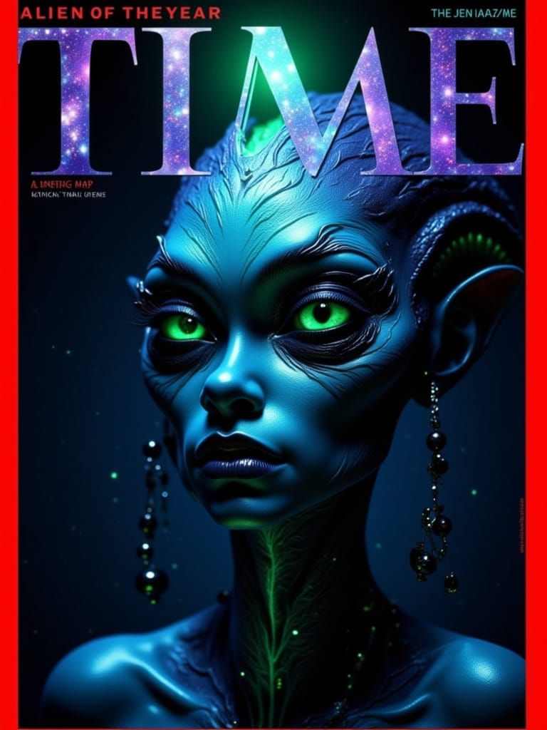 TIME Magazine Cover: Alien of the Year Portrait