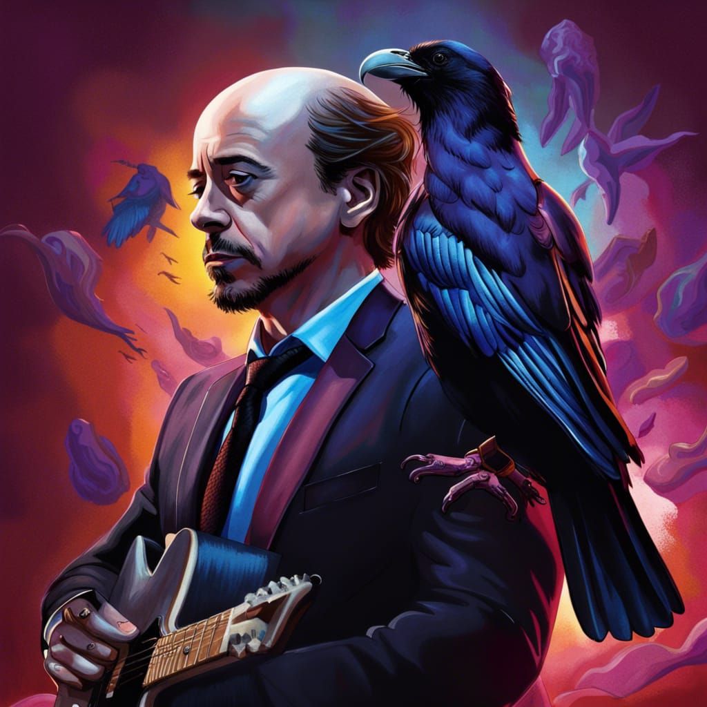 Hyperrealistic Robert Downey Jr as Lex Luthor