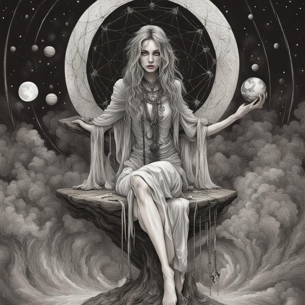 Witch Burning: Dark Fantasy Illustration