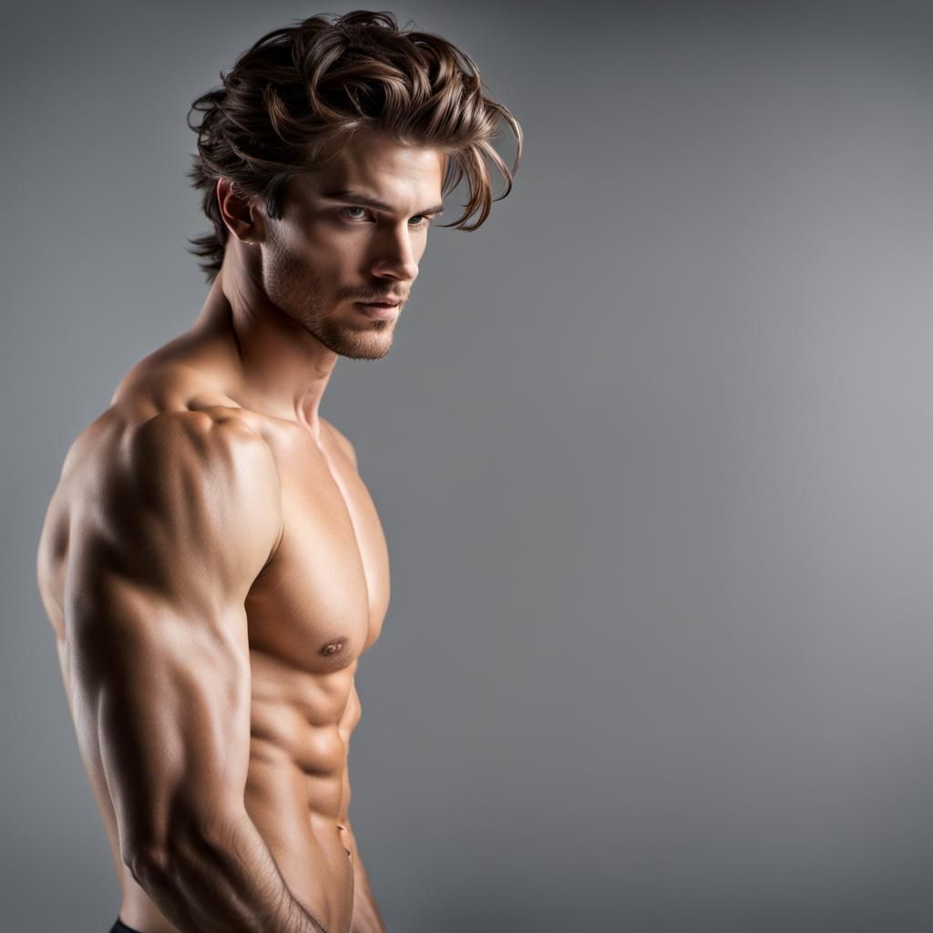 Photographer Shoots Male Underwear Model in Studio