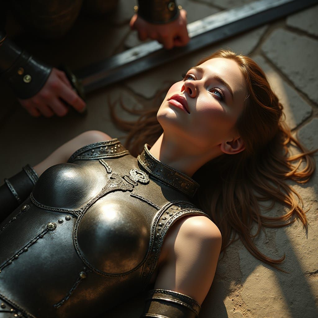 Ethereal Knightess in Triadic Hues