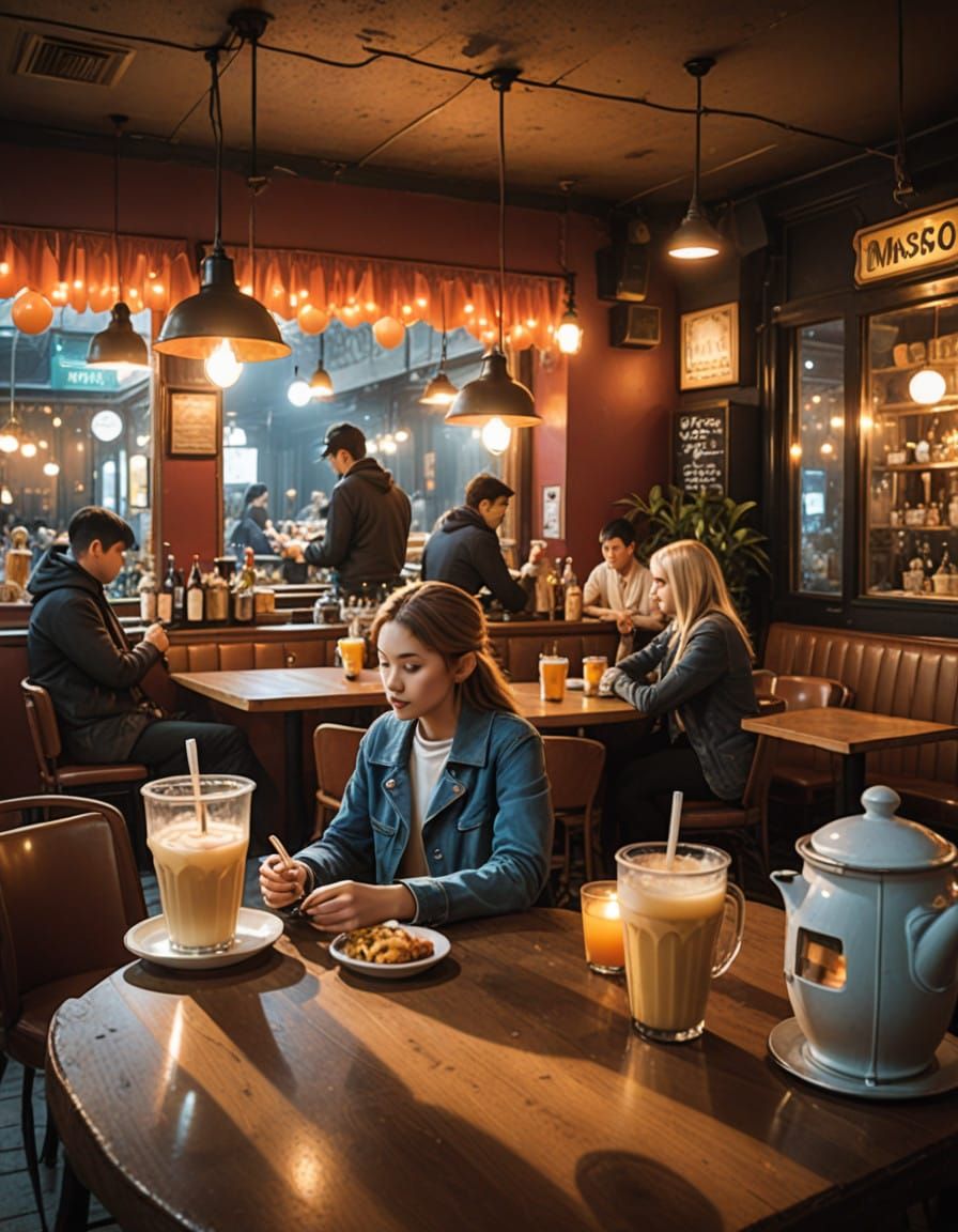 Whispers in a Midnight Cafe