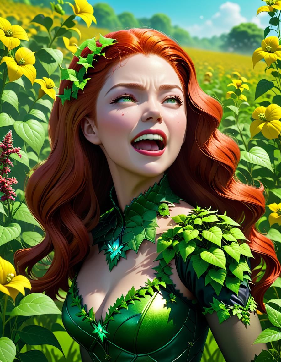 Poison Ivy's Floral Allergy Attack
