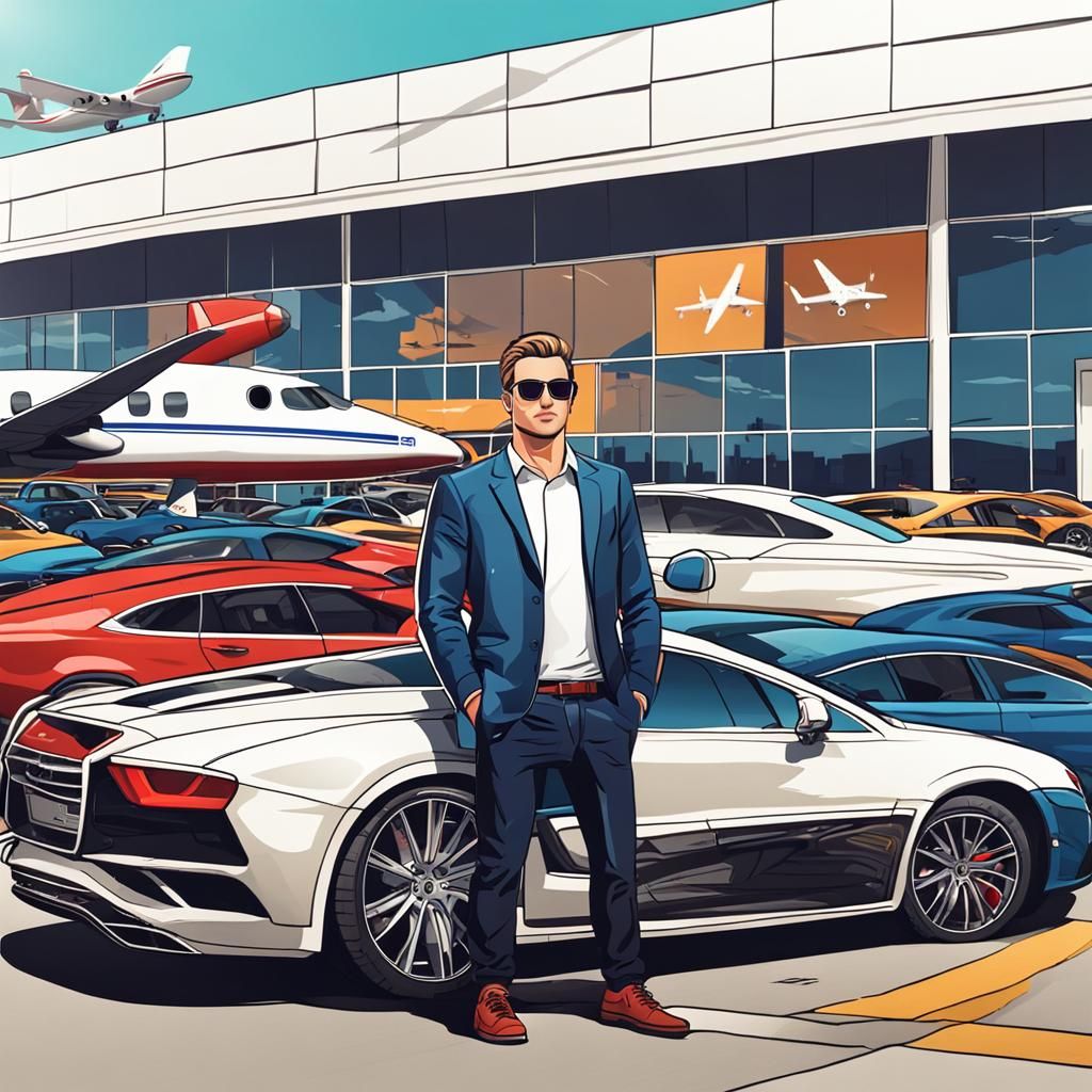 GTA Style Portrait of a Car Trader