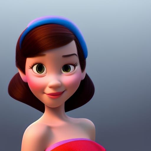 Disney Princess Concept Art in 3D