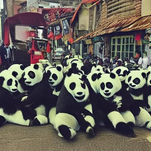 Panda Costume Adventure in Uganda