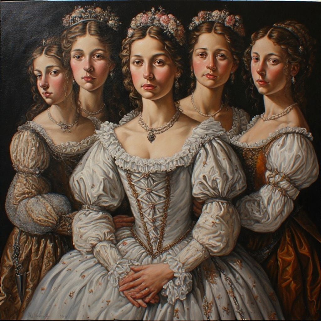 Elegant Studio Portrait in Natural Lighting