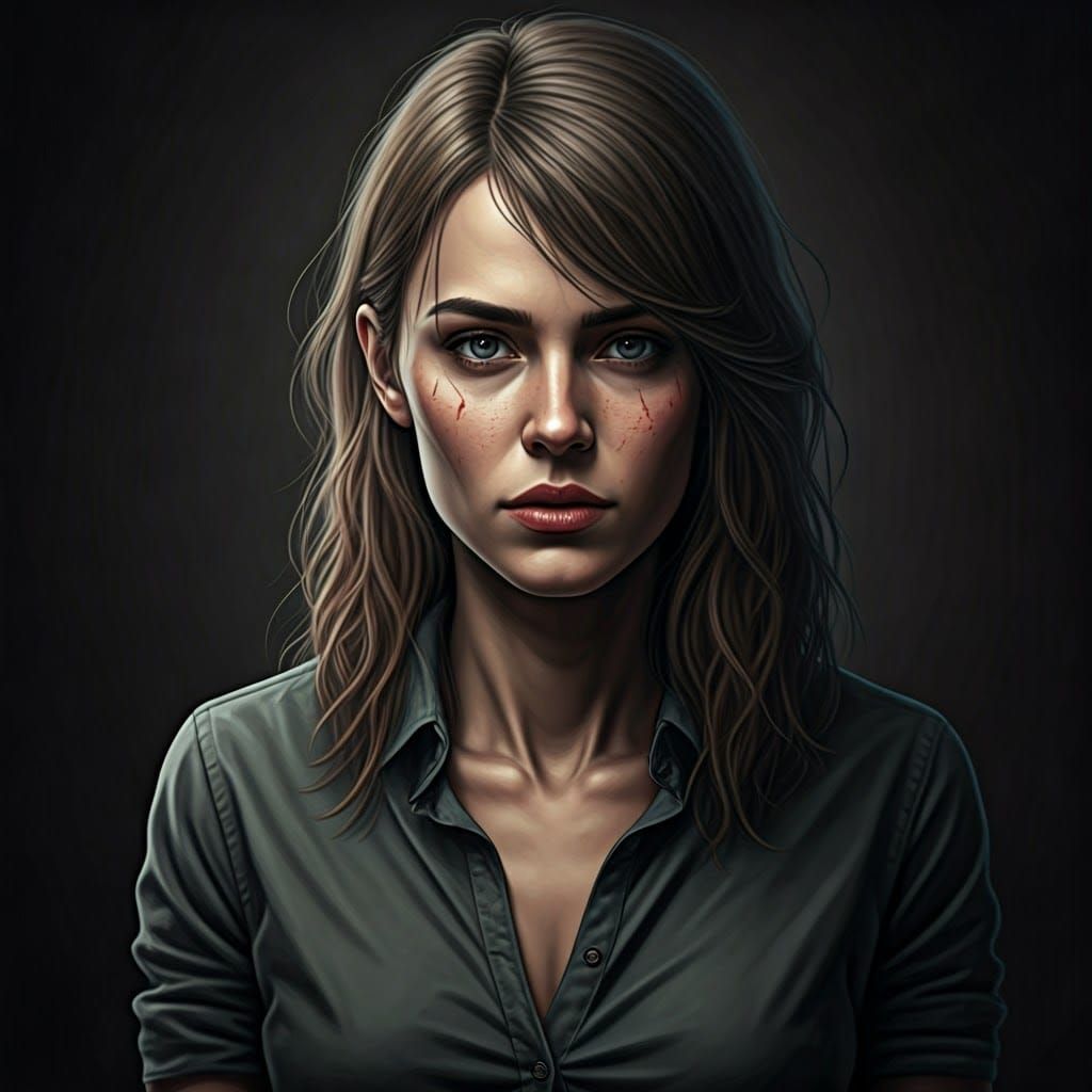 Crossdressing Figure in Vibrant Quinceanera Attire