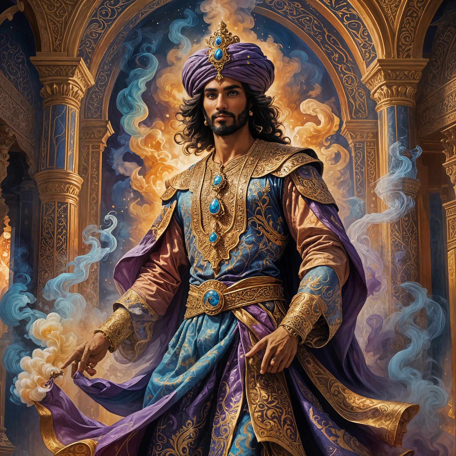 Enchanting Arabian Nights Scene