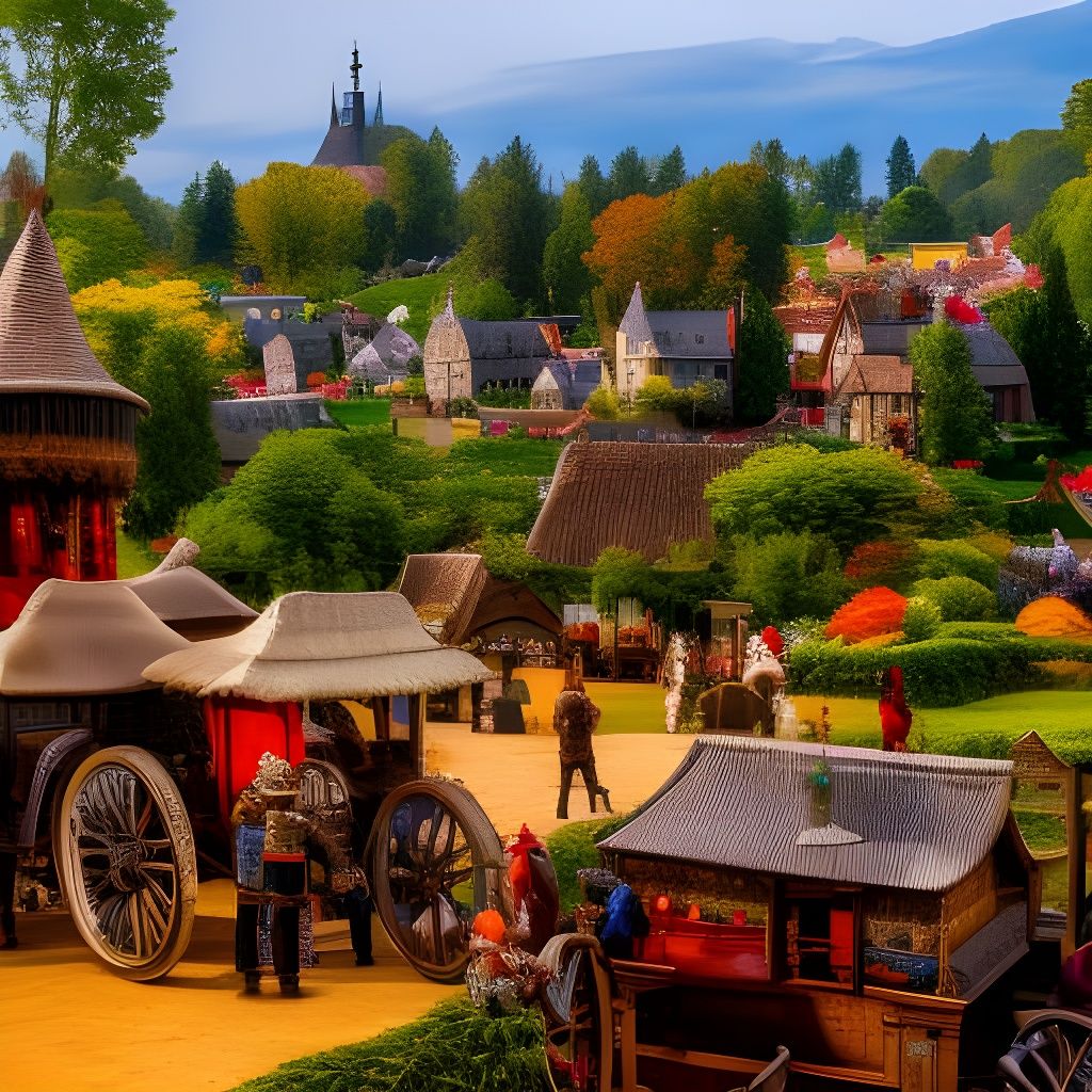 Miniature Medieval Village