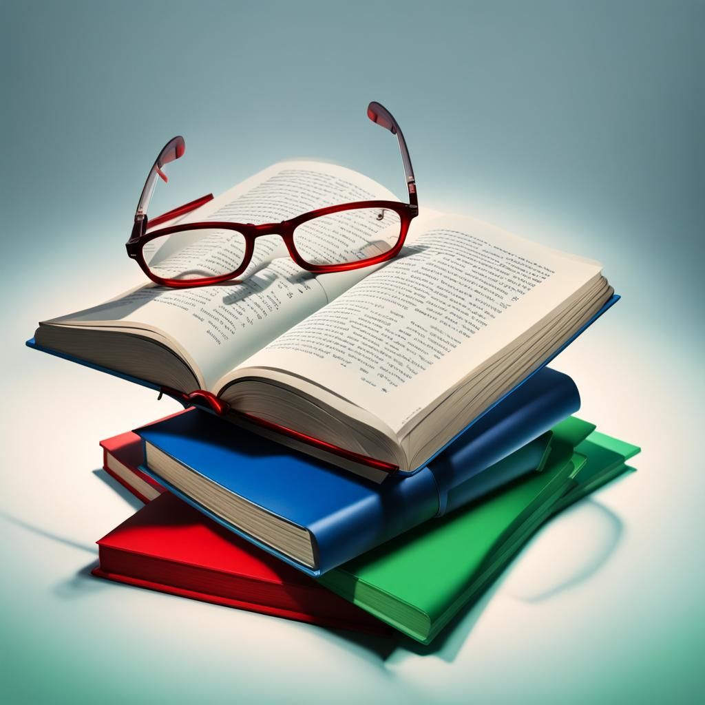 Books in Motion: A Colorful Literary Scene