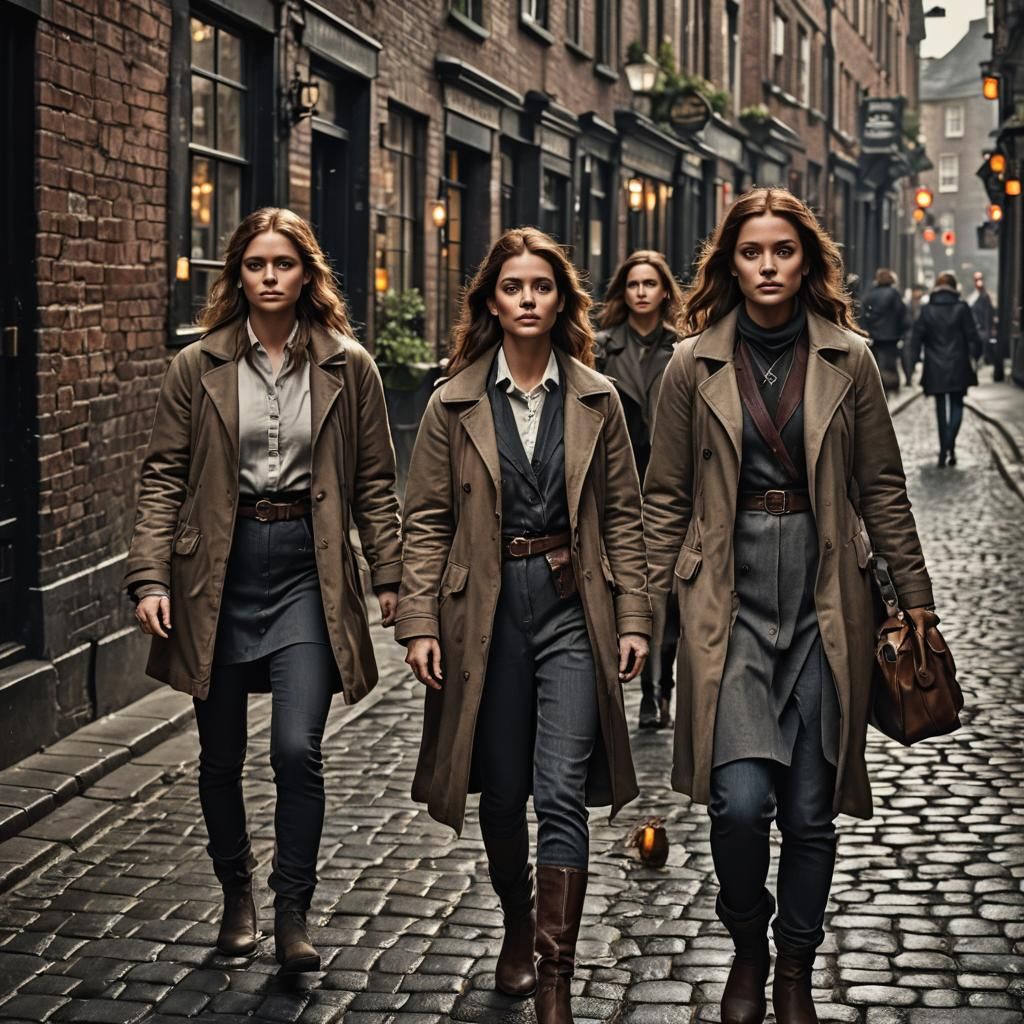 Hyperrealistic Cobble Lane Scene in High Definition