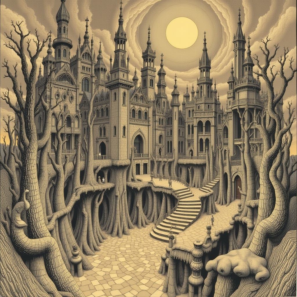 Elegant Woman in the Style of Royo, Manara, Klimt