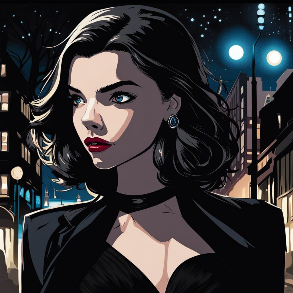 Anya Taylor Joy in Comics Art Style