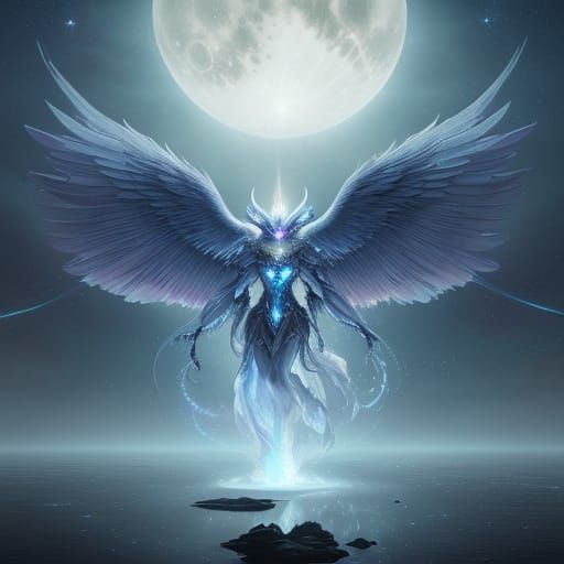 Ethereal Lumawisp in Cosmic Dreamscape