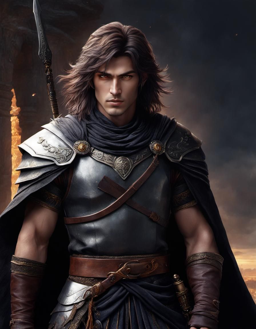 Young Spartan warrior