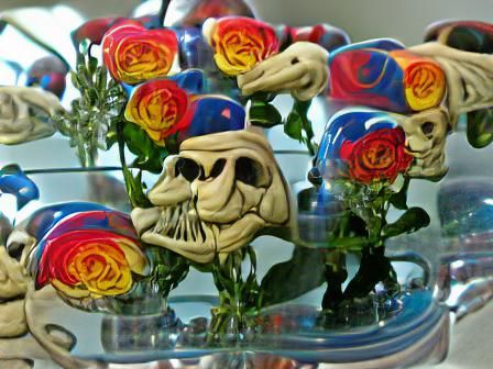 Skull and Roses: A Symbolic Contrast