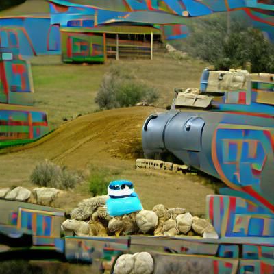 Thomas the Tank Engine at Ram Ranch