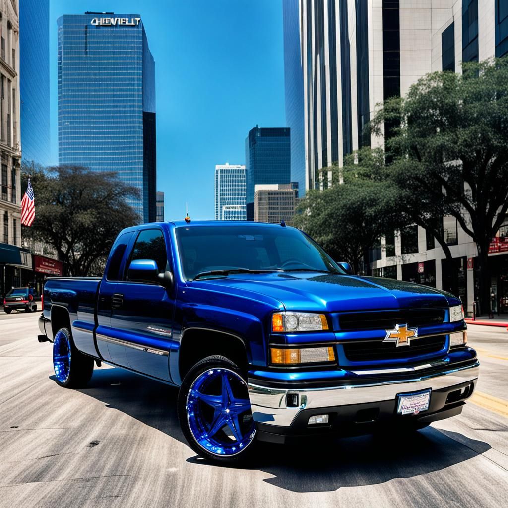 Custom 1999 Silverado in Houston, Takuache Style