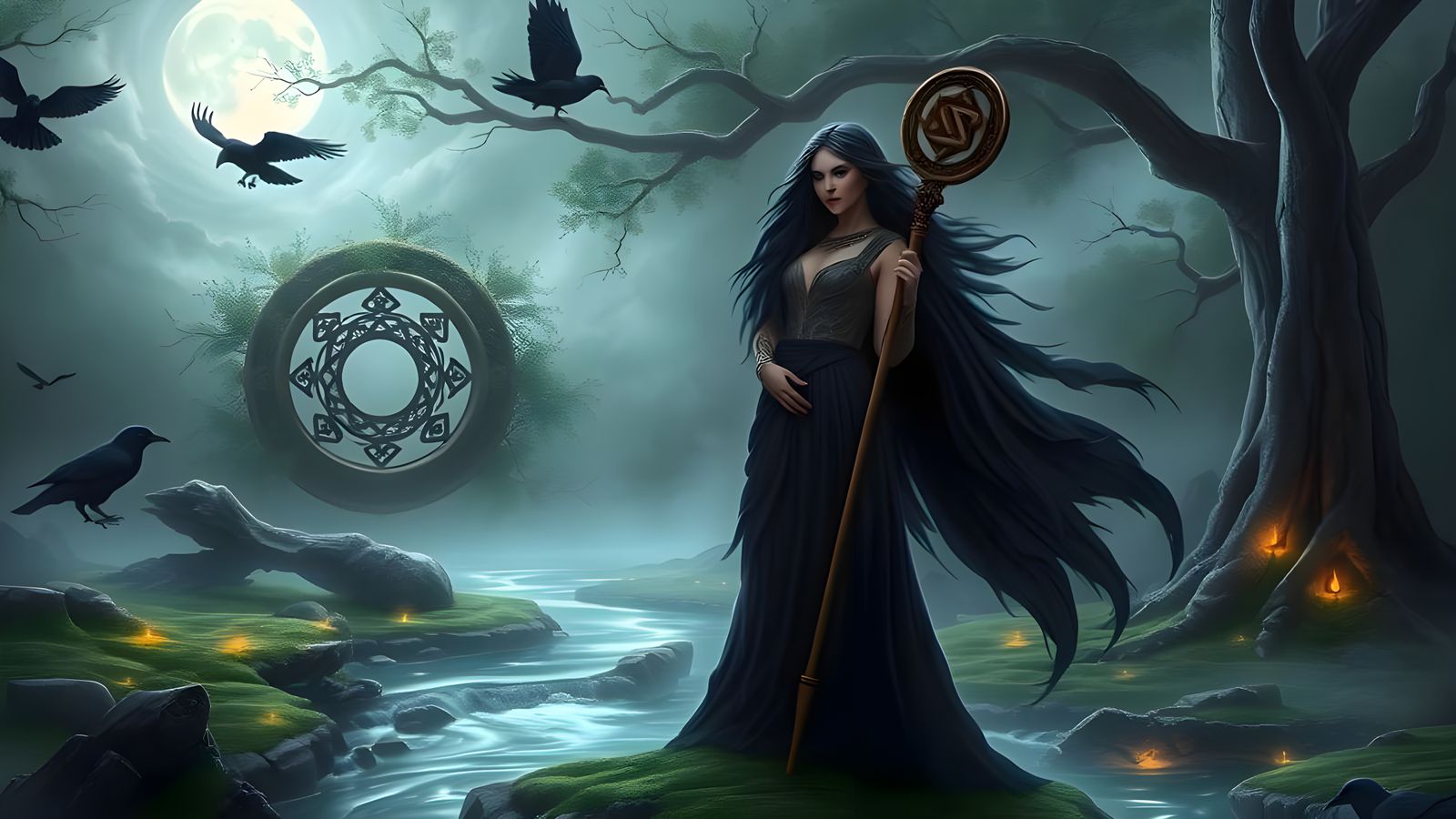 Morrigan, Celtic Goddess of War and Fate
