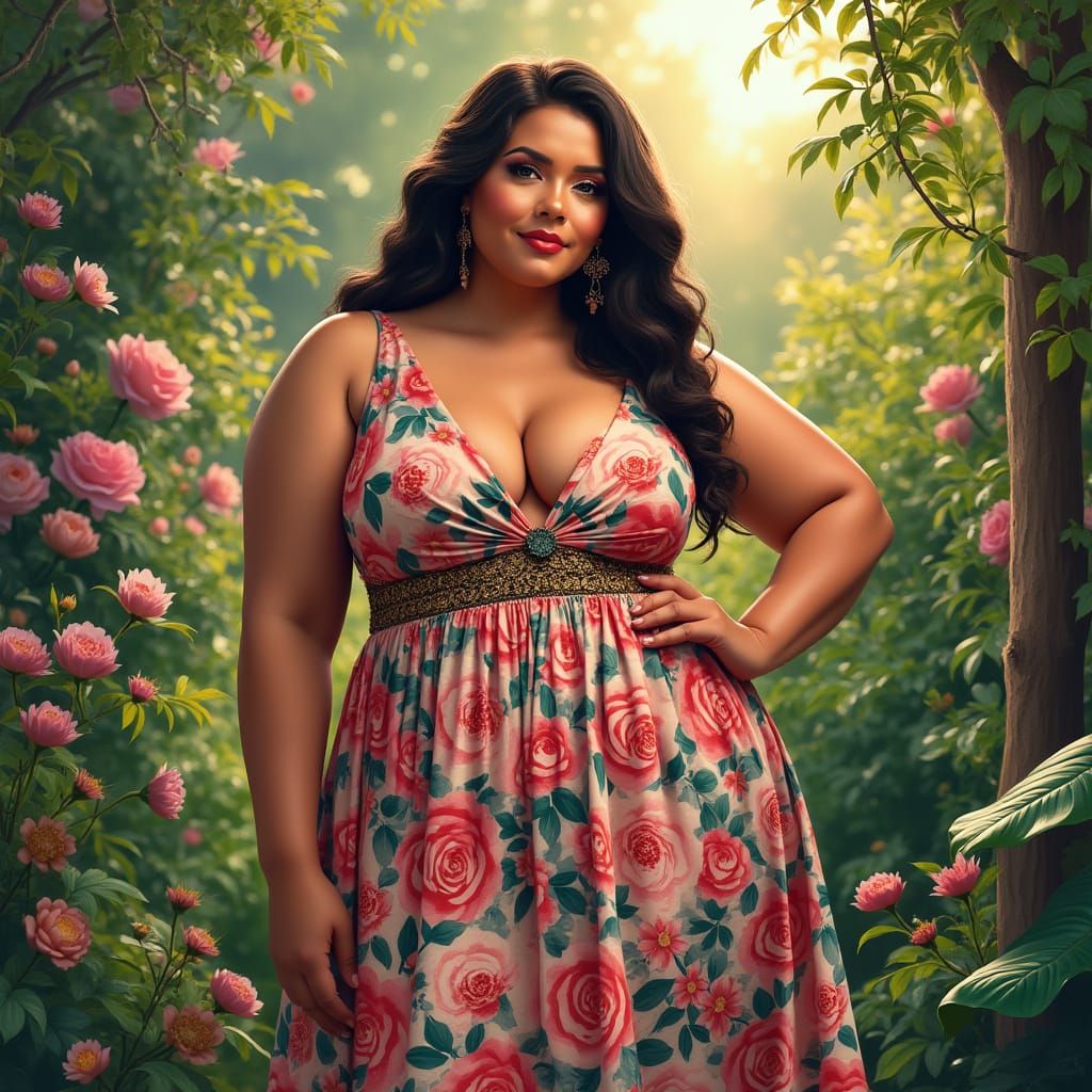 Confident Curves in Vibrant Bloom