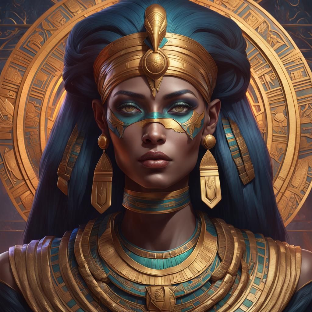 Nephthys: Ancient Egyptian Goddess Portrait