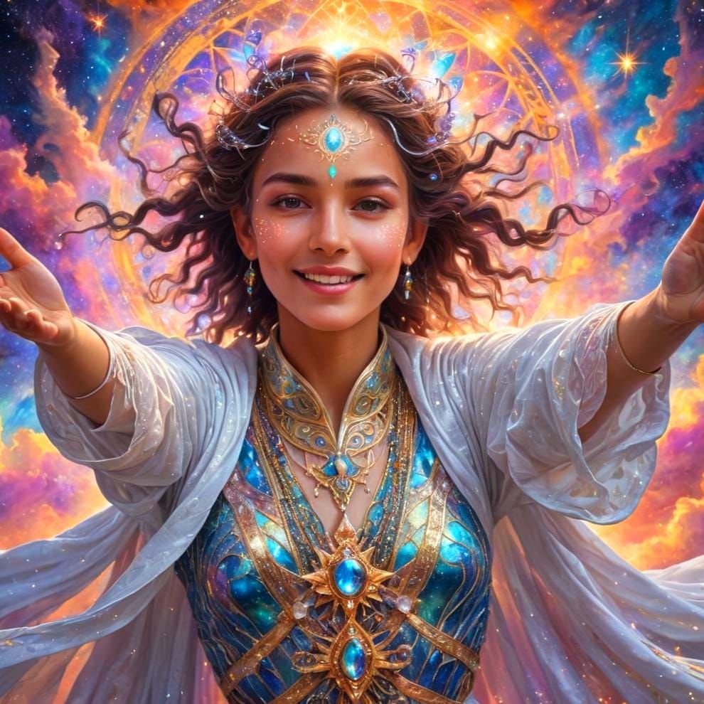 Infinite Love and Light: Cosmic Astral Art