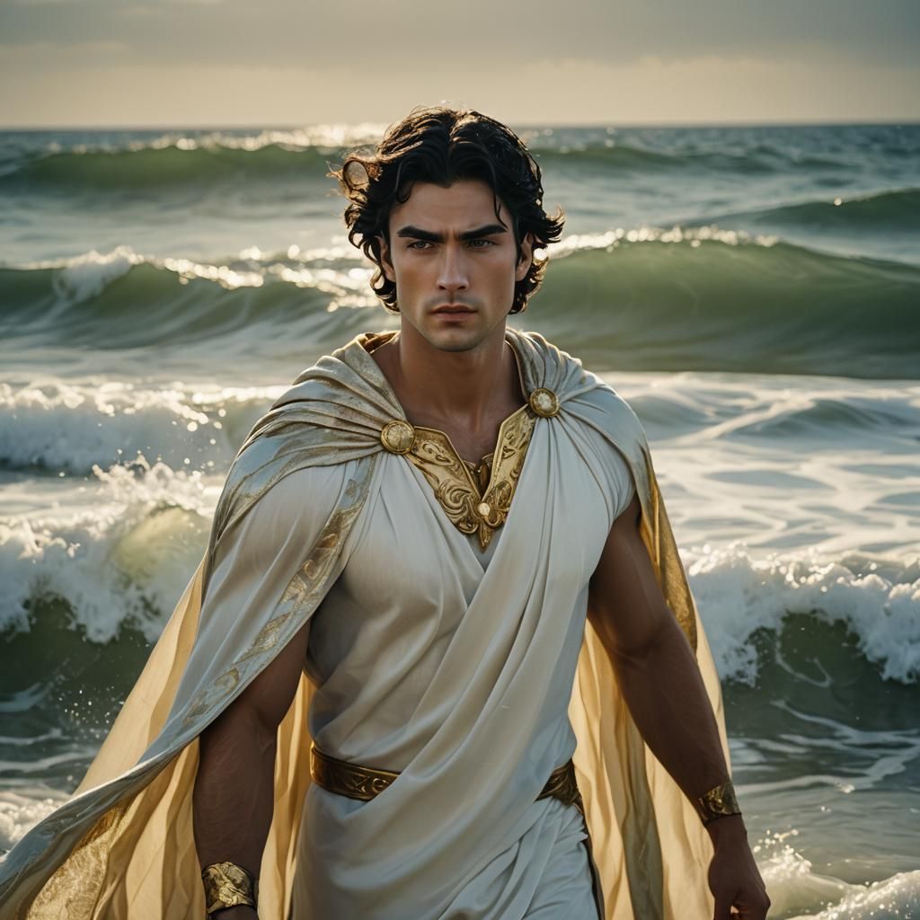 Ancient Greek God in Baroque Style