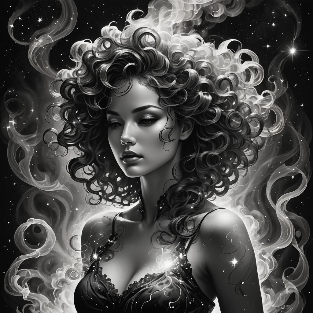 Female  natural evaporating.