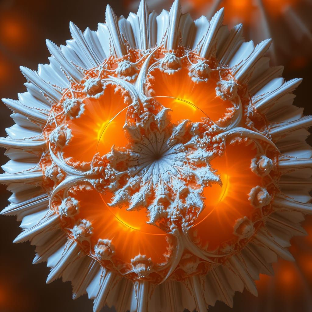 Explosive Fractal Growth with Golden Ratio Scaling