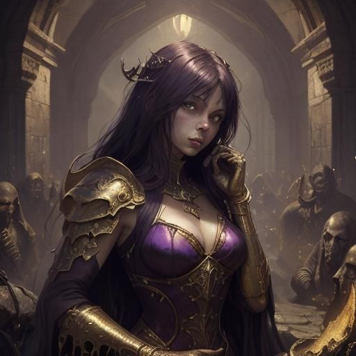 Soul Thoughts in Dark Fantasy Style