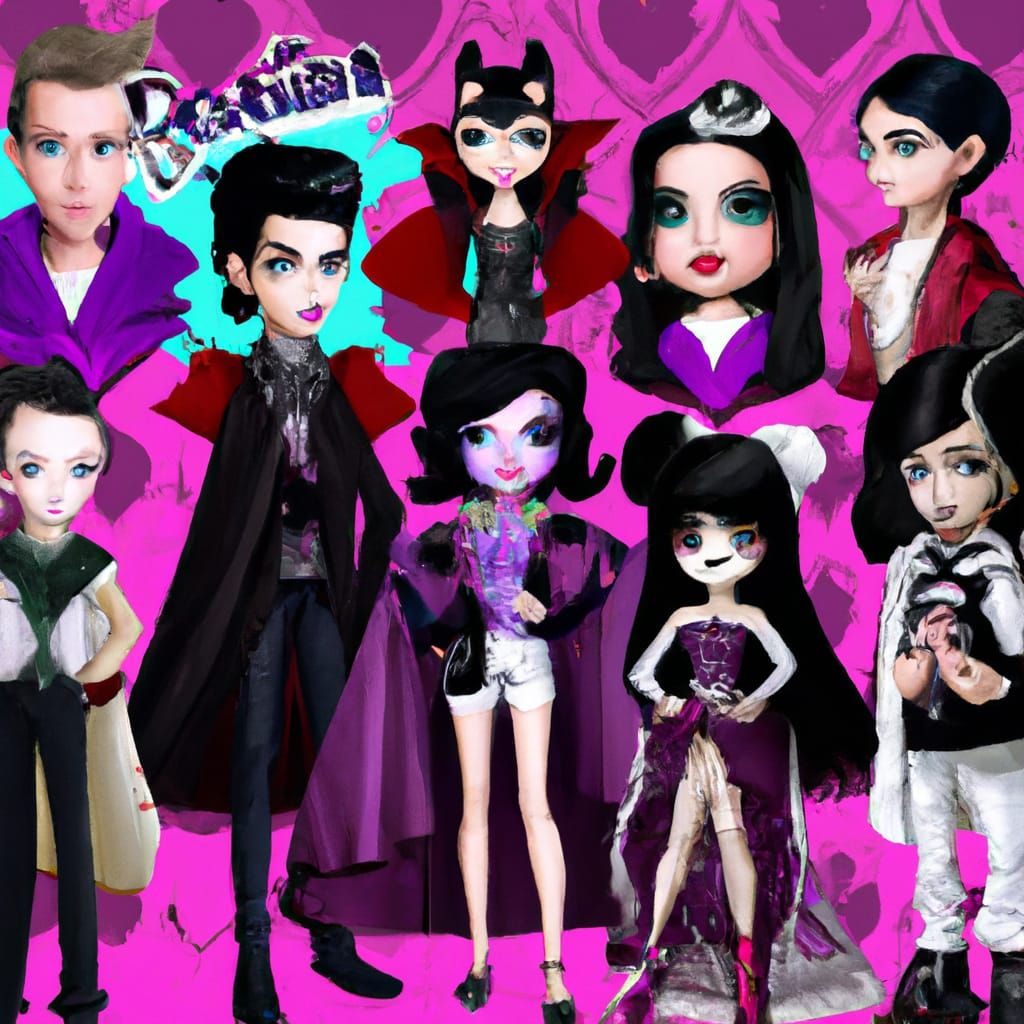 Vampire Character Group Portrait