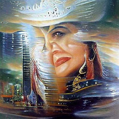 Queen of Tejano: Oil Painting in Gurney Style