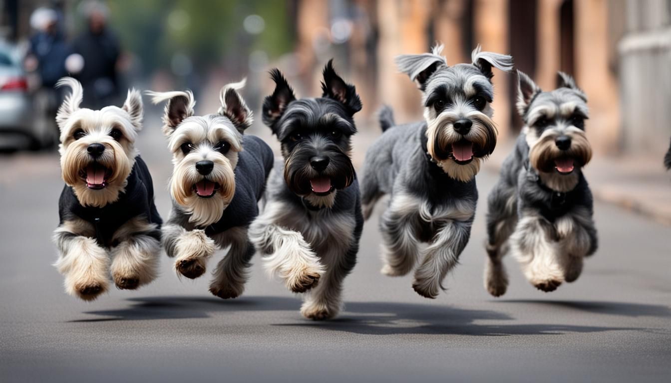 Wild Schnauzers Terrorize City