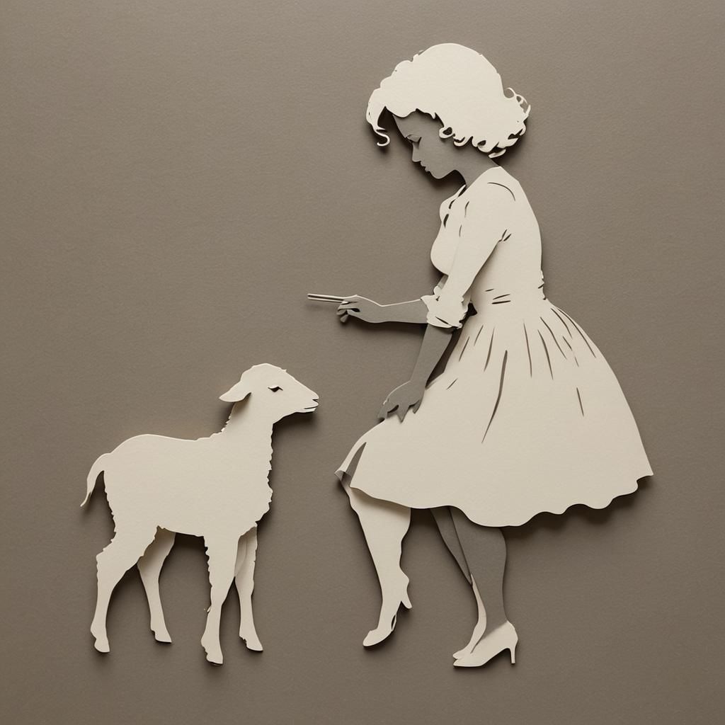 Silhouette Art: Lamb and Leg