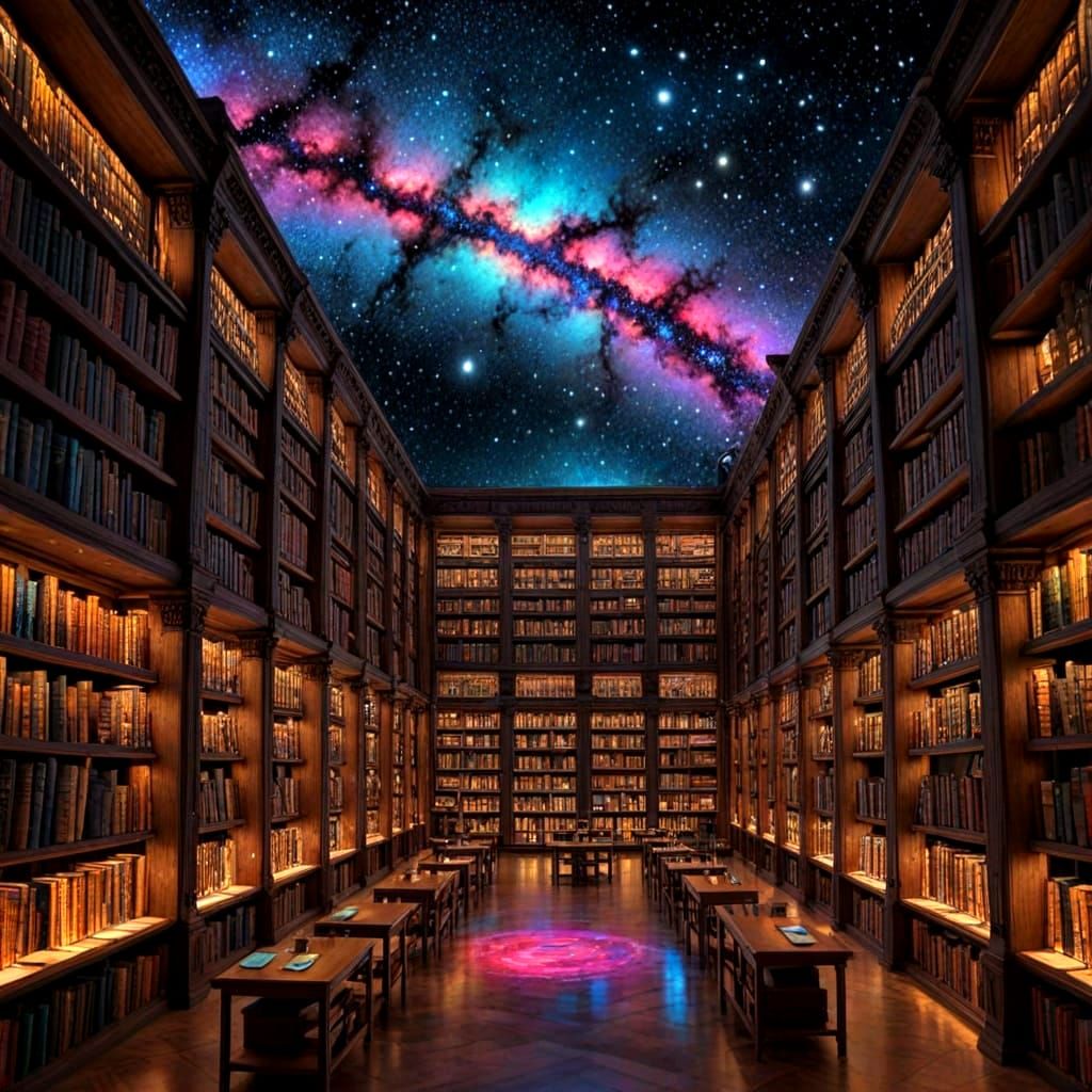 Galactic Library of Endless Worlds