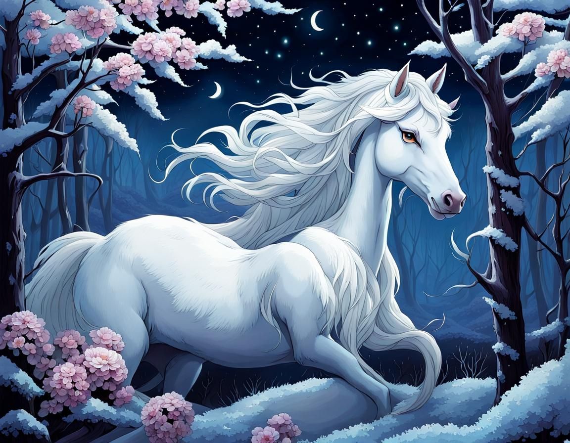 Winter's Ascension in Frosty Serenity