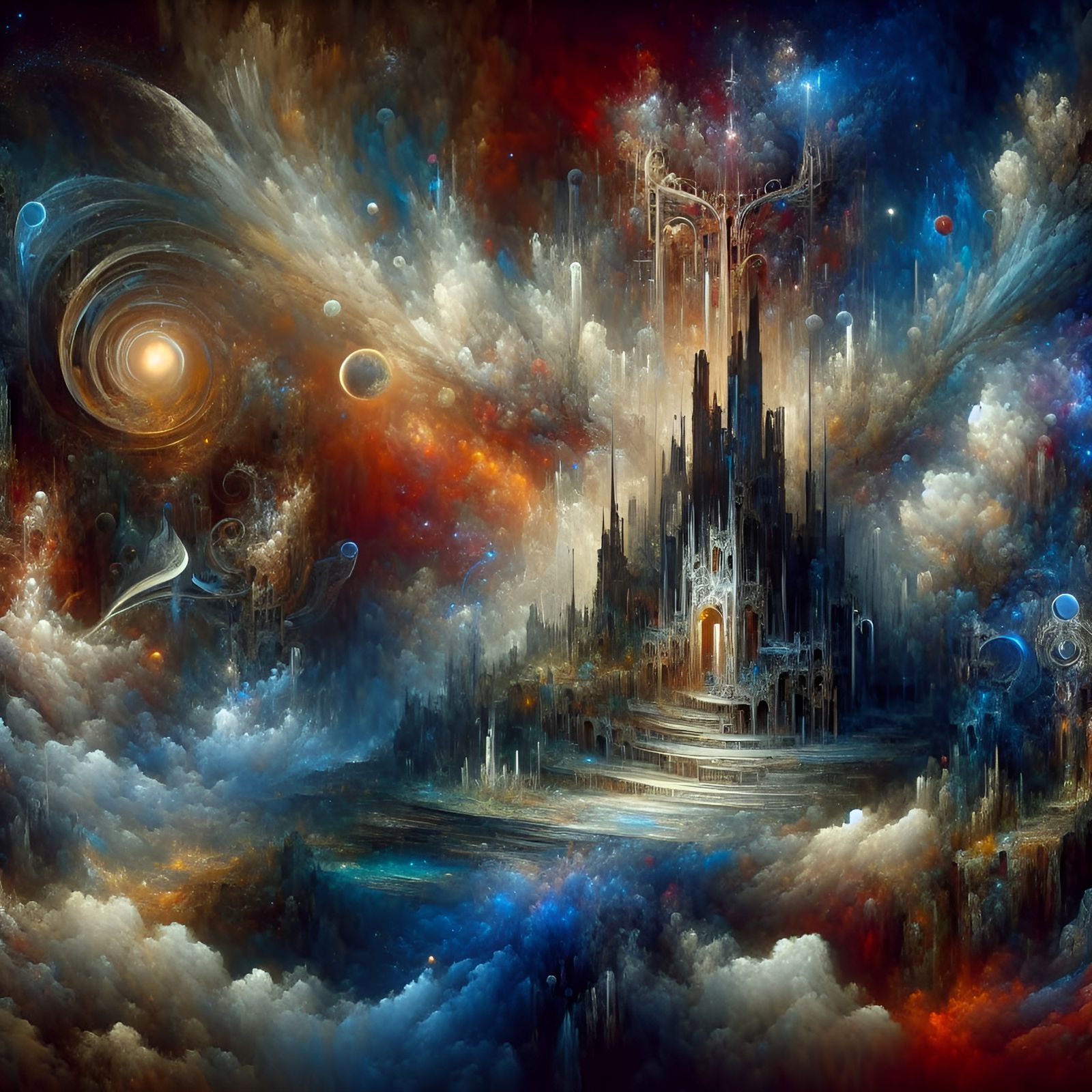 Fantastical Immortal Concept Art in Deep Color