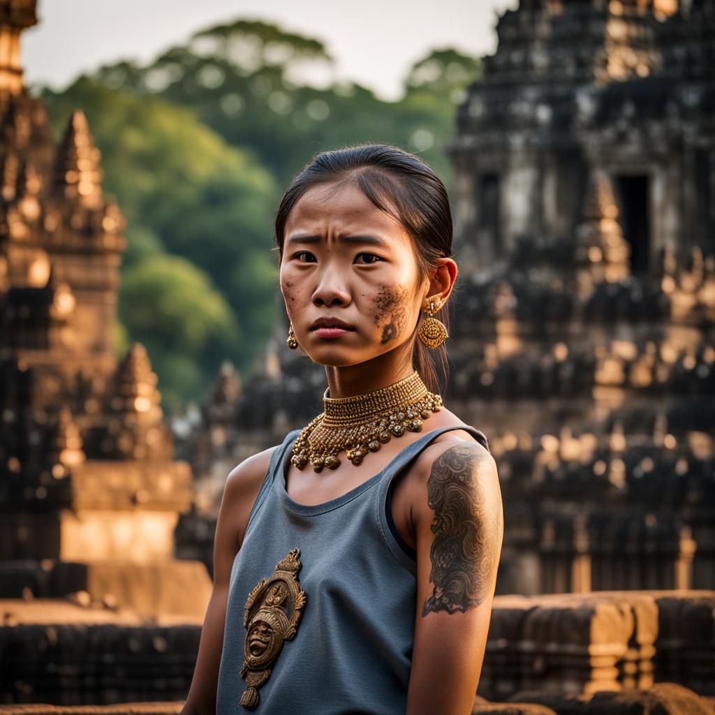 Angkor Queen Commands Army: Professional Photography