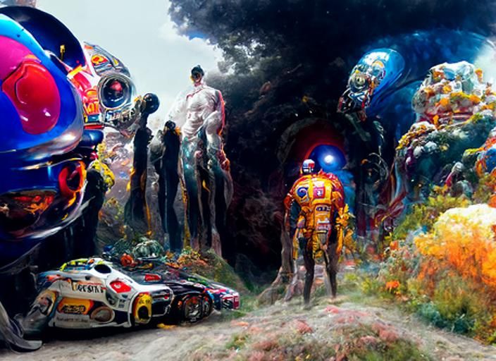 Micronaut NASCAR Drivers in a Strange Dimension