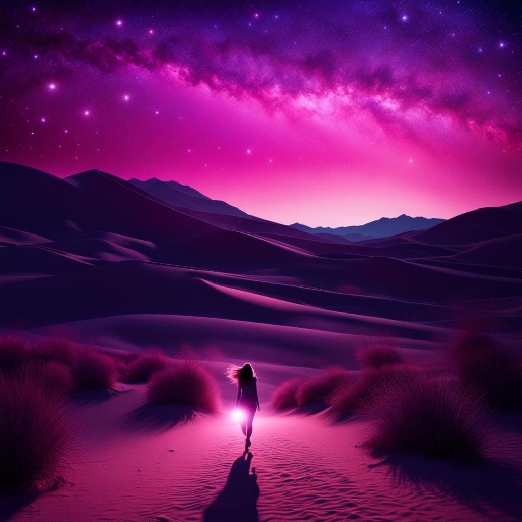 Fantasy Desert Walker Portrait in 4K