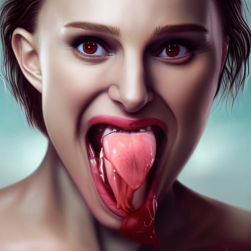 Natalie Portman Portrait in Detailed Digital Painting