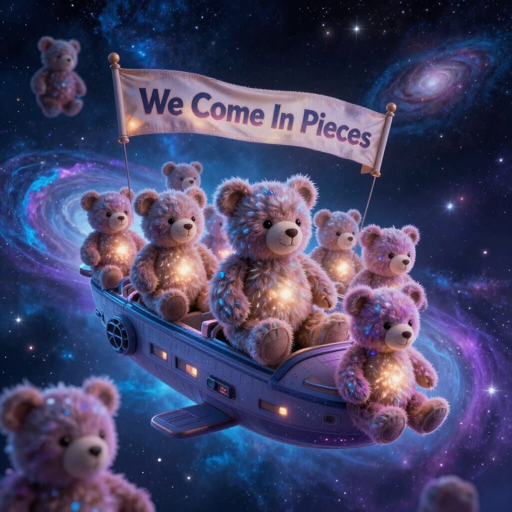 Cosmic Teddy Bear Armada Descends in Stardust Style