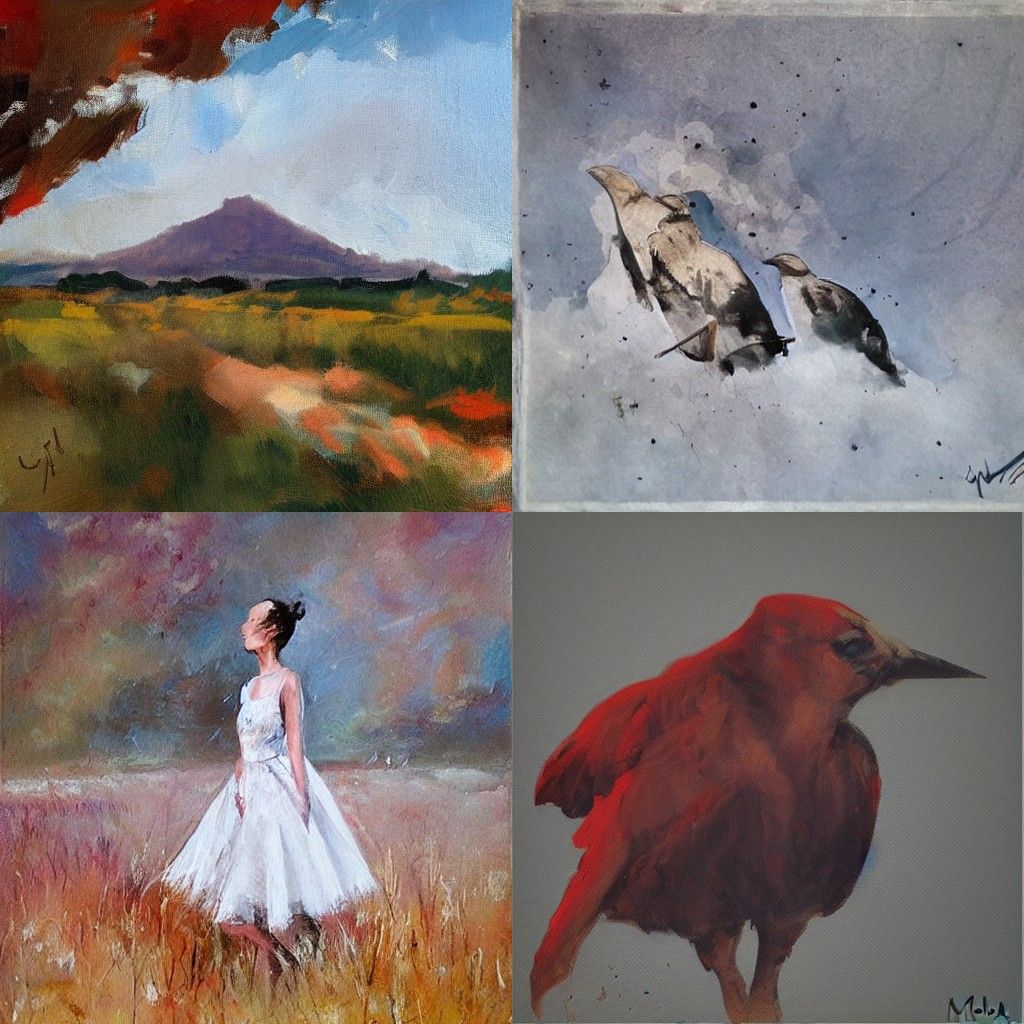 Abstract Digital Art in Bold Colors