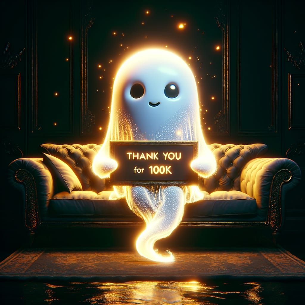Charming Ghost Says Thank You: Matte Painting in 8k