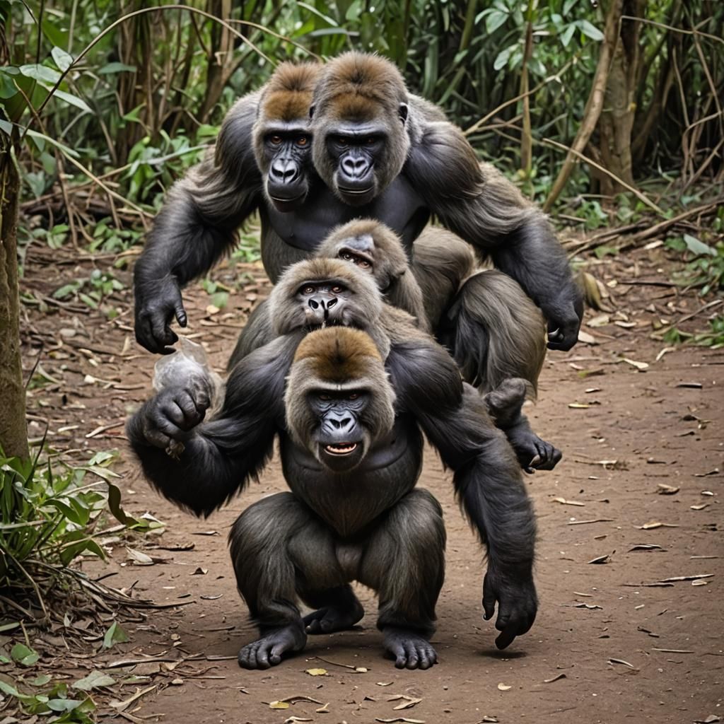 Scary Baboon in Gorilla Tag Style