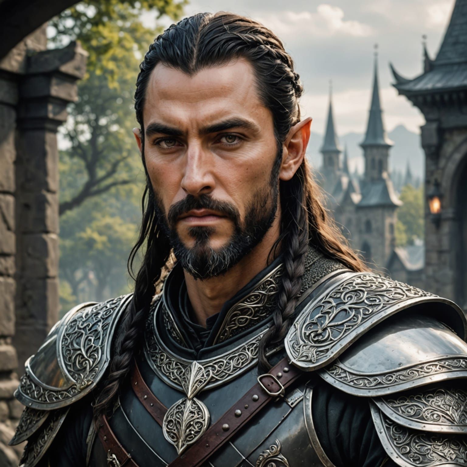 Elven Emperor: Regal Warlord in Imperial Regalia