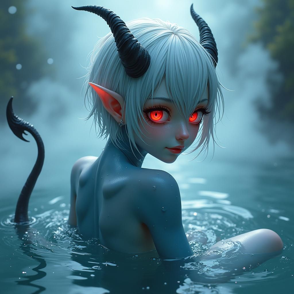 Demon Girl in Steam: A Dark Fantasy Masterpiece