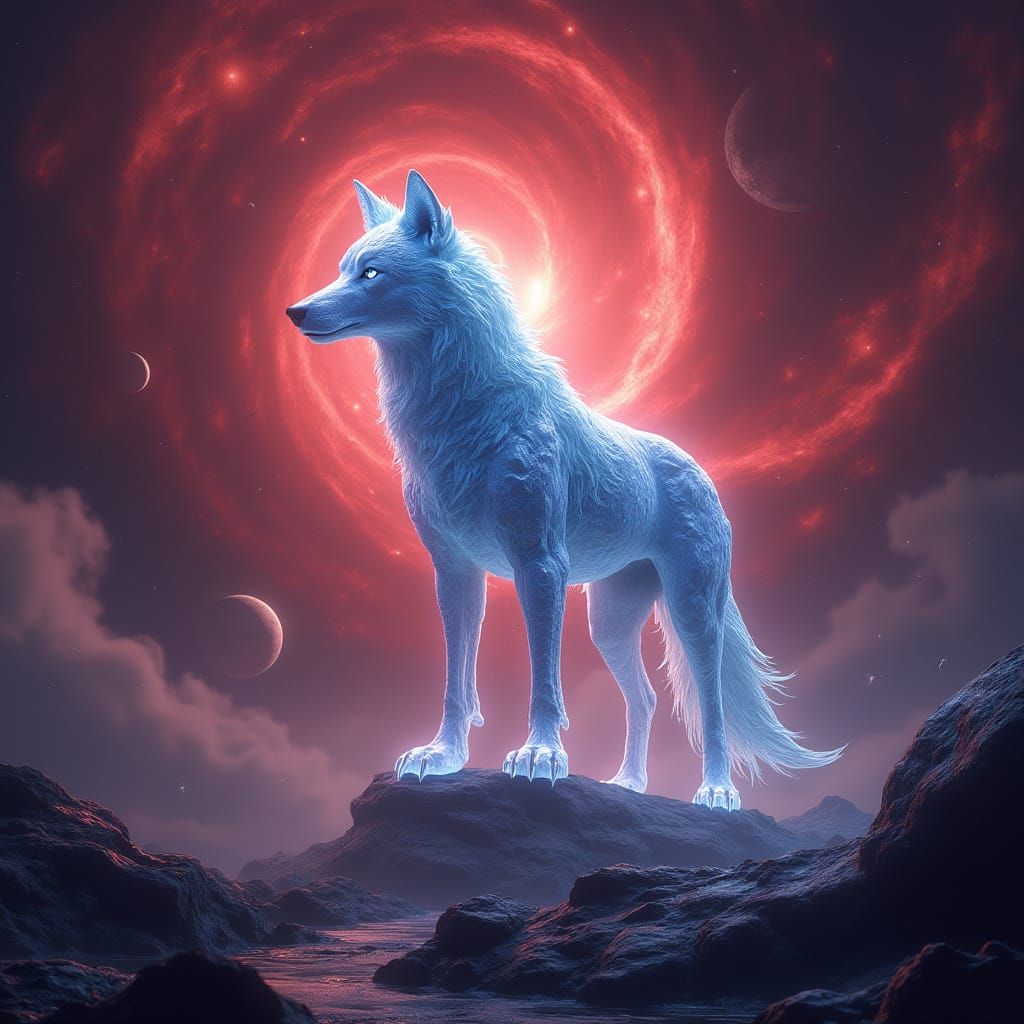 Crystal Wolf Dominates Crimson Cosmos