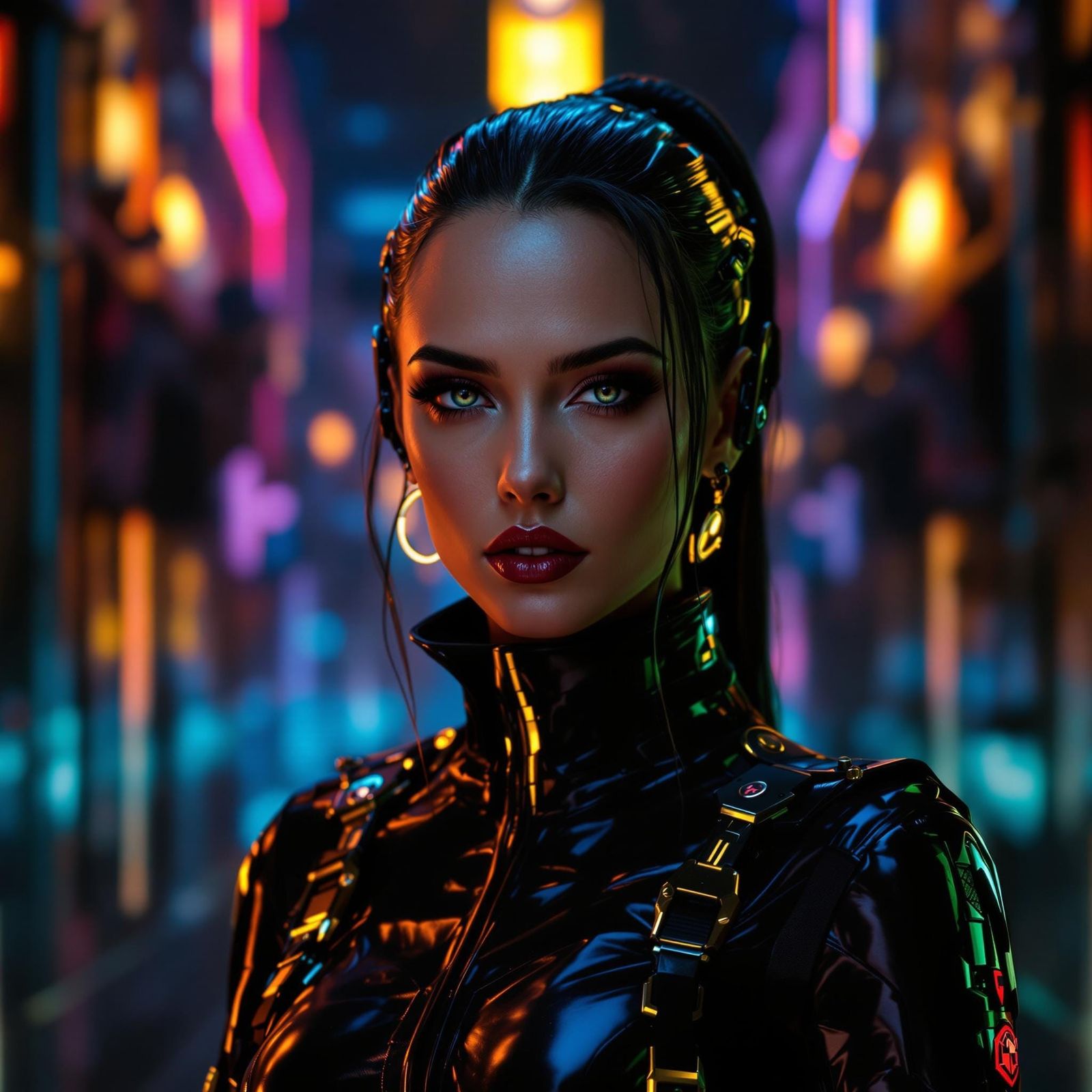 Cyberpunk Glamour: Lori Chavez-DeRemer in Black Boot Prison